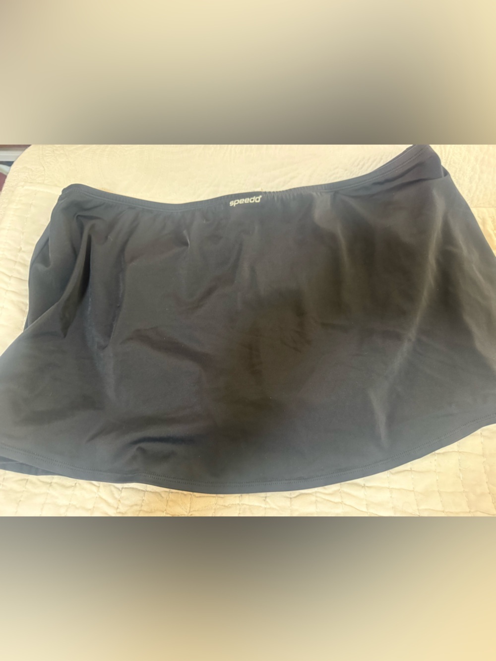 Speedo Black Swim Skirt Size 16 Athletic Modest Swim Bottom Cover Up